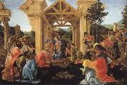 Sandro Botticelli Konungarnas worship oil painting artist
